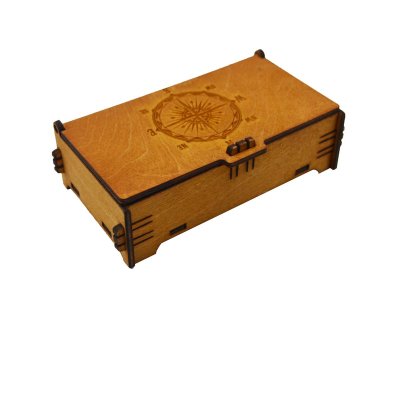 Шкатулка серии Турист гравировка Компас